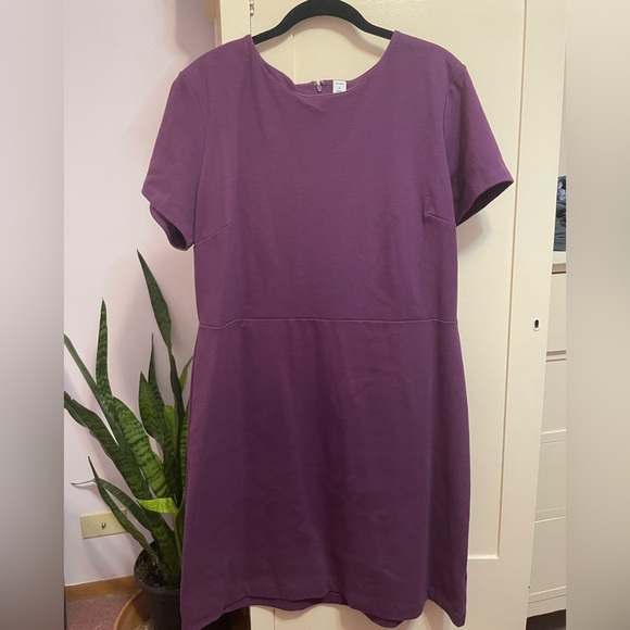 Old Navy Purple Work Dress - Picture 3 of 4